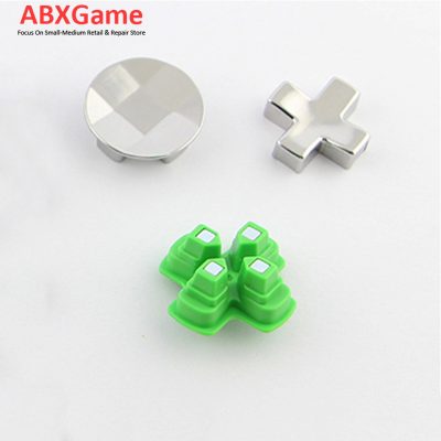 3 PCS DIY Metal Magnetic Elite 2 D-Pad Set for PlayStation 4 PS4 Controller - Silver