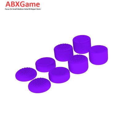 8Pcs Analog Stick Caps Set for PS5 Controller - Purple