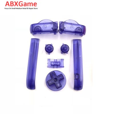 A B L R Buttons D-Pad For Nintendo GBA Game boy Advance - Clear Purple