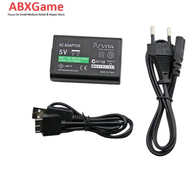 AC Adapter Power Supply with USB Cable for PS VITA 2000 - EU Plug
