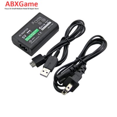 AC Adapter Power Supply with USB Cable for PS VITA 2000 - US Plug