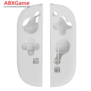 Anti-Slip Soft Silicone Skin Case for NS Nintendo Switch 2 Joy-Con Controller – White