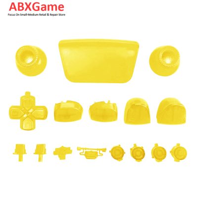 Full Button Set With Touchpad for PS5 Controller – Clear Yellow