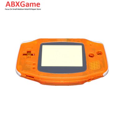 Full Housing Shell with Button Set For Nintendo GBA Game boy Advance - Clear Orange