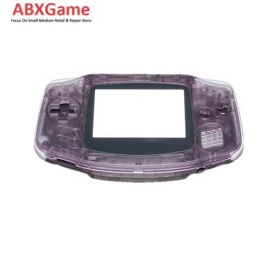 Full Housing Shell with Button Set For Nintendo GBA Game boy Advance - Clear Purple