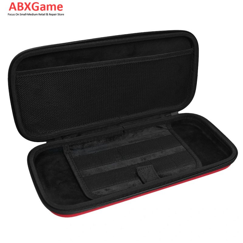 Hard Carrying Case EVA Pouch With 10 Game Slots for NS Nintendo Switch 2 – Red - Image 2