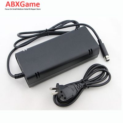 Original AC Adapter Power Supply 110V for Xbox 360 E - US Plug (Refurbished)
