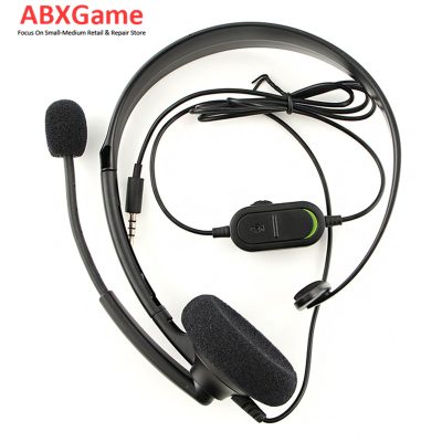 Original New 3.5mm Wired Headset with Volume Control for Xbox One Controller