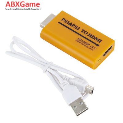 PS1 & PS2 to HDMI Converter Adapter with 3.5mm Audio Output