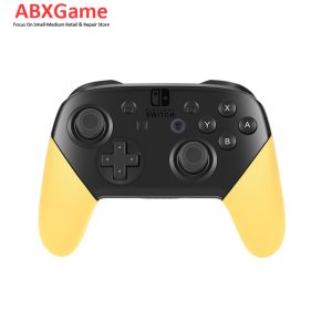Texture Non-Slip Grips for Nintendo Switch Pro Controller - Yellow