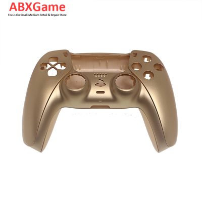 Top Bottom & Face Trim Housing Shell Case for Playstation 5 PS5 DualSense Wireless Controller - Gold