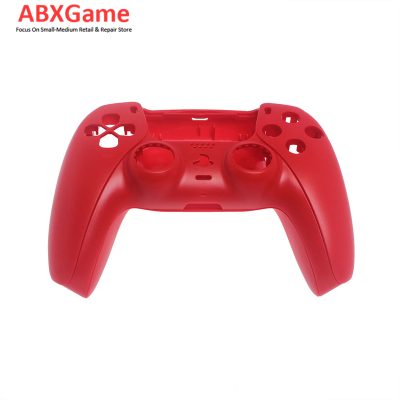 Top Bottom & Face Trim Housing Shell Case for Playstation 5 PS5 DualSense Wireless Controller - Red