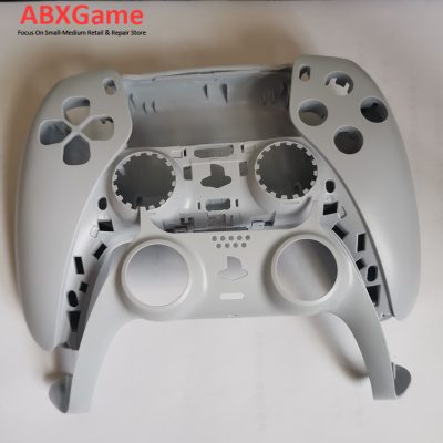 Top Bottom & Face Trim Housing Shell Case for Playstation 5 PS5 DualSense Wireless Controller - White