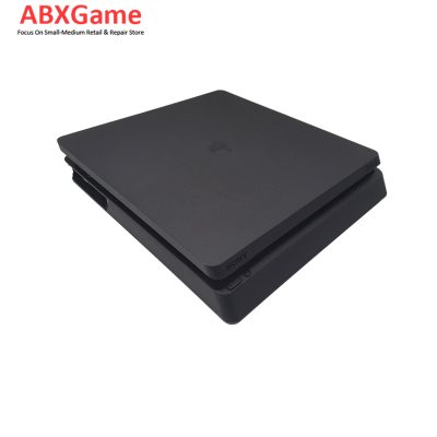 Top & Bottom Housing Shell Case with Screwdrivers for PS4 Slim Console CUH-2000 - Black