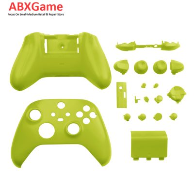 Top Bottom Shell Case With Full Button Set for Xbox Series X|S Controller – Green