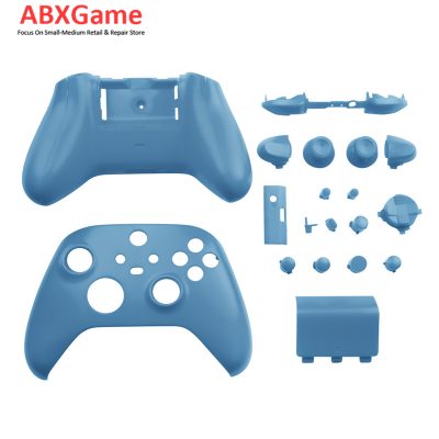 Top Bottom Shell Case With Full Button Set for Xbox Series X|S Controller – Light Blue