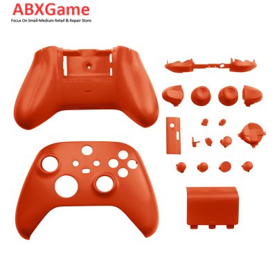 Top Bottom Shell Case With Full Button Set for Xbox Series X|S Controller – Orange