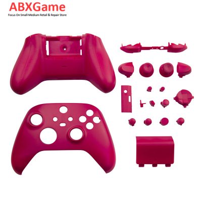 Top Bottom Shell Case With Full Button Set for Xbox Series X|S Controller – Pink