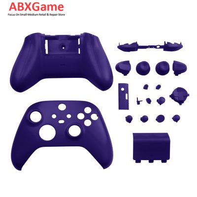 Top Bottom Shell Case With Full Button Set for Xbox Series X|S Controller – Purple