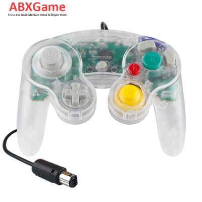 Wired Game Controller for Nintendo Gamecube NGC - Clear