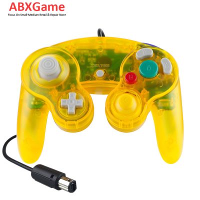 Wired Game Controller for Nintendo Gamecube NGC - Clear Yellow
