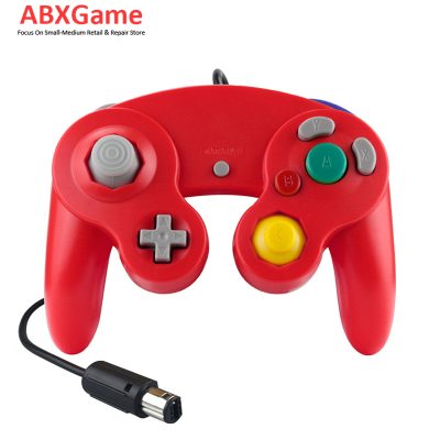 Wired Game Controller for Nintendo Gamecube NGC - Red